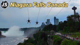 Niagara Falls Canada | Clifton Hill Tourist Area &  Falls Walk (June 2024)