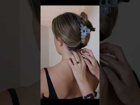 ASMR neck & back scratches 🩵 #asmr #asmrhair #asmrscratching #asmrsounds