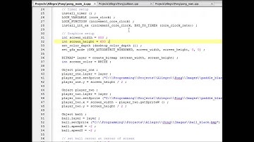 Allegro Game Project - Pong - Part 5 - Finishing Touches