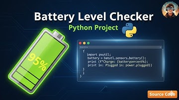 Python Mini Project: Battery 🔋Level Notifier with Real-Time Alerts