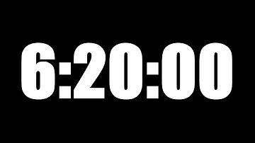 6 HOUR 20 MINUTE TIMER • 380 MINUTE COUNTDOWN TIMER ⏰ LOUD ALARM ⏰
