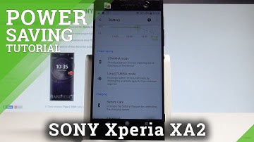How to Allow Power Saving Mode in SONY Xperia XA2 - Battery Saver |HardReset.Info