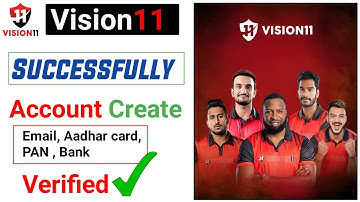 Vision 11 Fantasy App | Vision 11 Registered kaise kare  | Vision 11 verify account