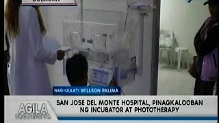 San Jose del Monte Hospital, pinagkalooban ng incubator at phototherapy