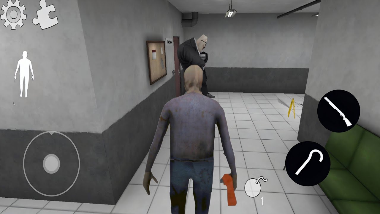 Playing as Grandpa in ice Scream 4 | ice Scream 4 New Mod #2