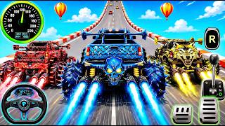 Mega Ramp Monster Car Racing 3D - Extreme Car Stunts -Android Gamepla #MegaRamp #3DGames #CarRacing screenshot 5