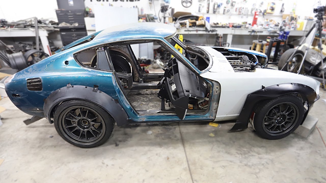 Тестирование новых широких обвесов и установка приборной панели BMW M5!