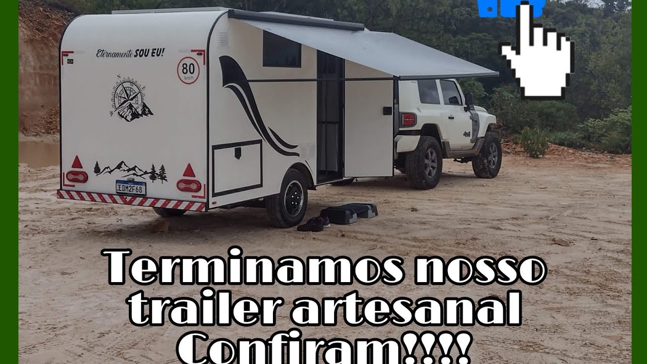 FINALIZAMOS NOSSO TRAILER ARTESANAL CONFIRAM!!!!