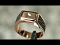 how it's made - making gold play button ring - learn jewelry making at home