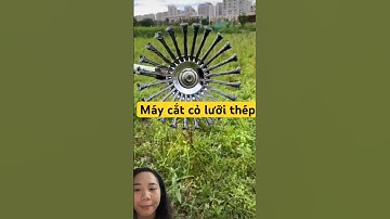 Máy cắt cỏ bằng lưỡi thép cắt sát góc