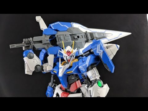 Gunpla Reviews Real Grade 00 Gundam Seven Sword Youtube