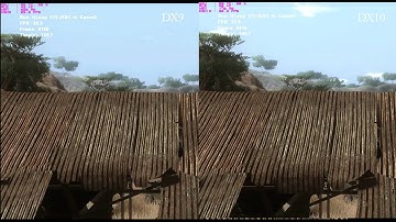 Far Cry 2 Benchmark Tool DX9 vs DX10 Long Ranch