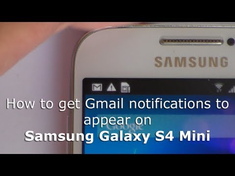 How to fix E-mail notifications problem on Samsung Galaxy S4 Mini