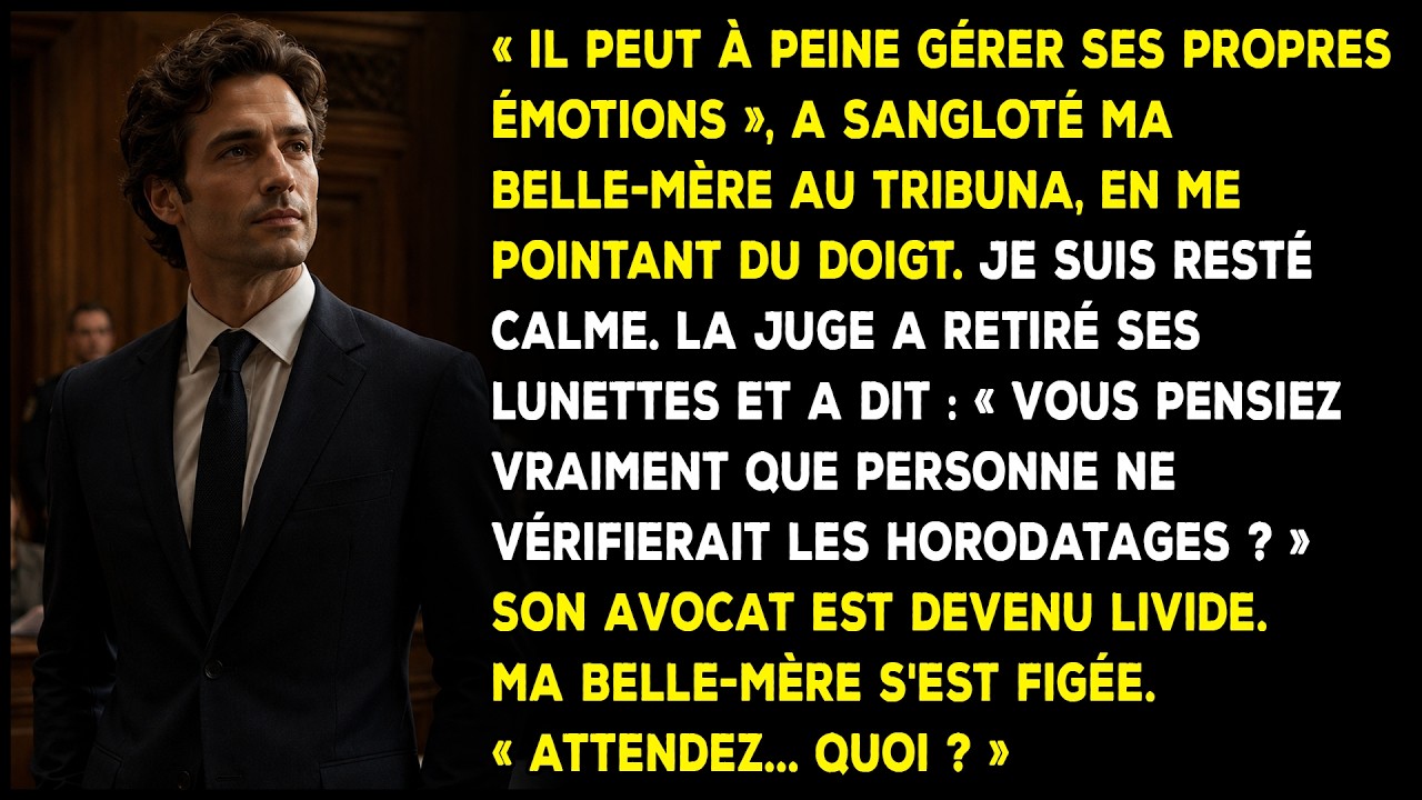 Ce mardi-là, j'ai reçu un appel de mon père que je n'oublierai jamais. Sa voix tremblait, méconnaissable, et il m'a supplié de venir le chercher avant qu'elle ne lui fasse signer des papiers. J'ai...