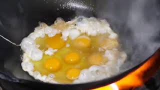 makanan pinggir jalan korea nasi goreng telur korean street food