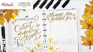 Online Class: Gratitude Journal with Faber-Castell | Michaels screenshot 3