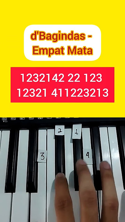d'Bagindas - Empat Mata (Piano Tutorial) #tiktok #shorts #fyp #music #viral