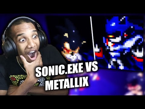 HAS SONIC.EXE MET HIS MATCH?! - Metallix vs Sonic.exe Reaction (from ...