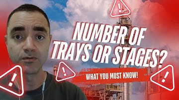 Number of trays in distillation column | How to set column stages in Aspen Hysys