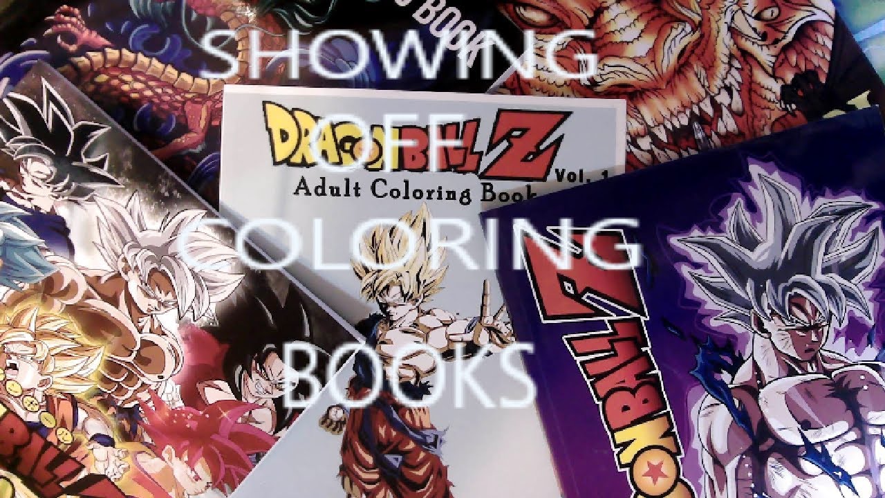 Showing Off anime Coloring Books - YouTube