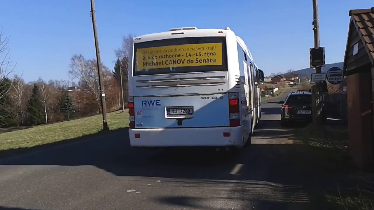 Jízda linkou 340: Liberec - Minkovice (SOR CG 12)