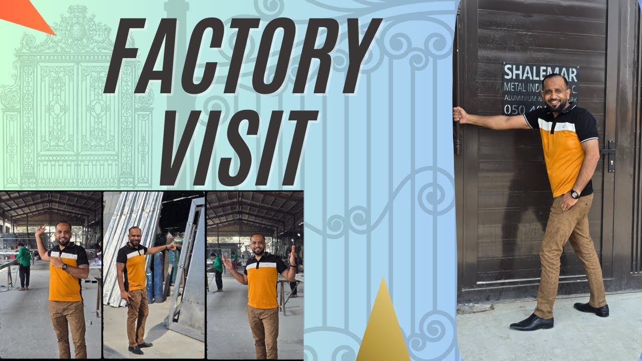LUXURY GATE FACTORY TOUR AJMAN | MODERN GATE, DOOR, STARICASE, PERGOLA, CASTING DOOR AND GATE