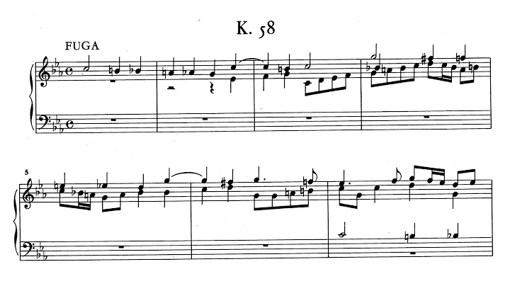 Scarlatti: Keyboard Sonata in C minor, K.58