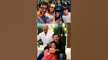 #hrithikroshan With Family #wife #sussannekhan #father #rakeshroshan #son Hridaan HreHaan ❤️ #shorts
