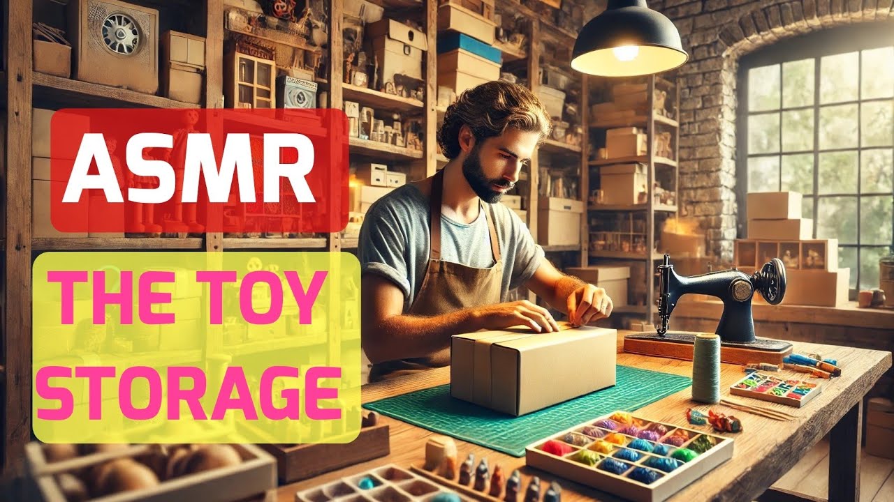 The toy storage workshop #asmr #asmrsoothingpapers - YouTube