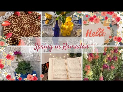 روتين رمضان: كيف بقضي يومي وبختم القرآن  وتحضيرات للربيع وترتيب سفرة جديد وكعكة الترند #روتين_رمضان