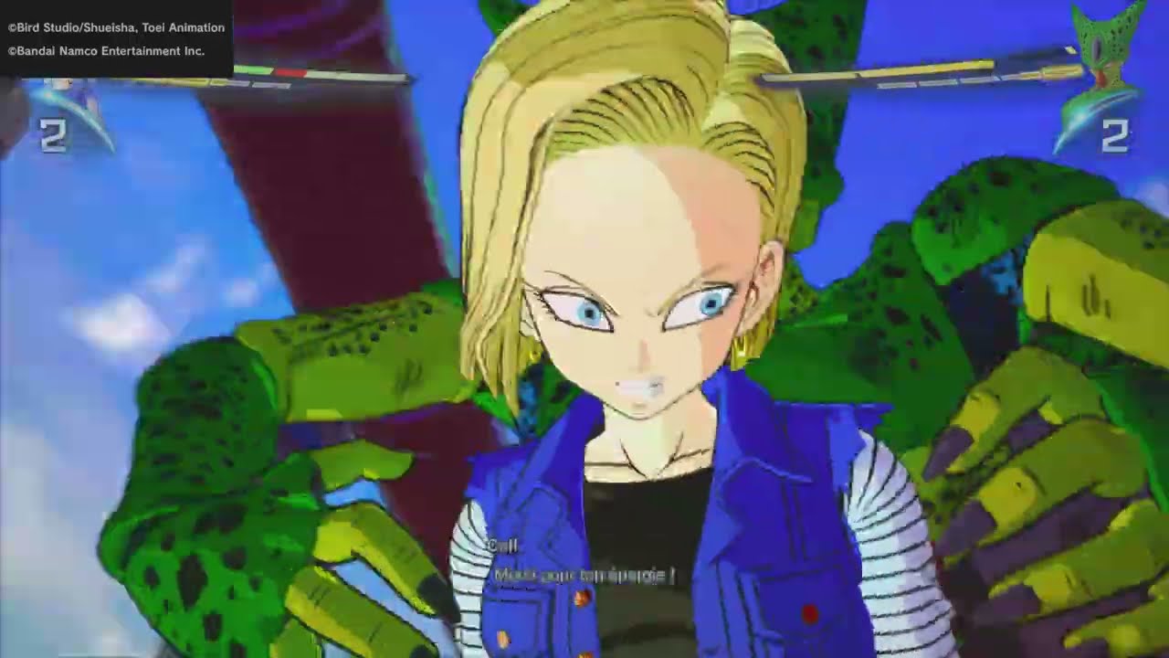 [Ryona] Cell draining Android 18's energy