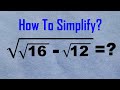 Germany | A Nice Math Sauare roots problem! |  How to simplify? #maths #squareroot 