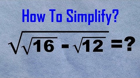 Germany | A Nice Math Sauare roots problem! |  How to simplify? #maths #squareroot 