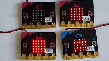 Python 18 BBC Microbit 廣播的螢火蟲交互點亮範例_開喇叭
