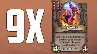 9 Rock Rock Elementals Build! Hearthstone Battlegrounds