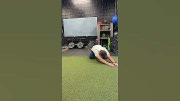 Child Pose Lat Stretch