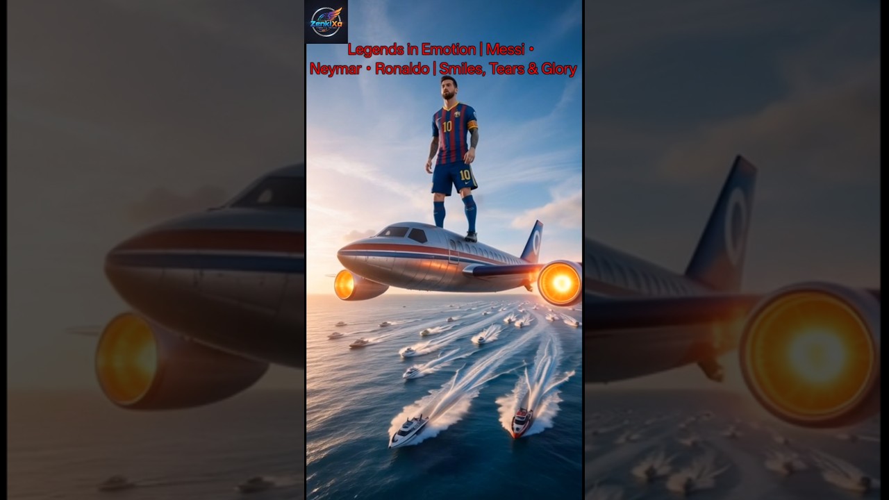 Legends in Emotion | Messi • Neymar • Mbapee . Ronaldo . | Smiles, Tears & Glory