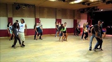 Training #1 - International Zouk Flashmob 2013 - Israel