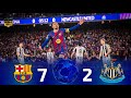 برشلونة 7 2 نيوكاسل مجزرة كروية مرعبة البرسا يسحق الأنجليز بسباعية تاريخية تعليق عصام الشوالي