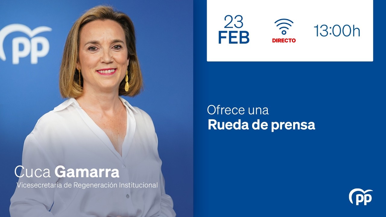 Cuca Gamarra ofrece una rueda de prensa - YouTube
