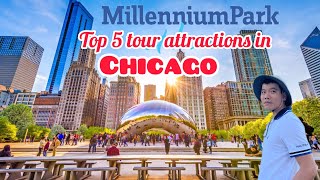 Du lịch Chicago USA-Top 5 những nơi nổi tiếng ở trung tâm Chicago-Công viên thiên niên kỷ
