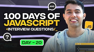 100 Days of JavaScript Coding Challenges || Day #20