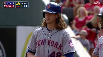 NYM@CIN: deGrom plates two with a bases-loaded single