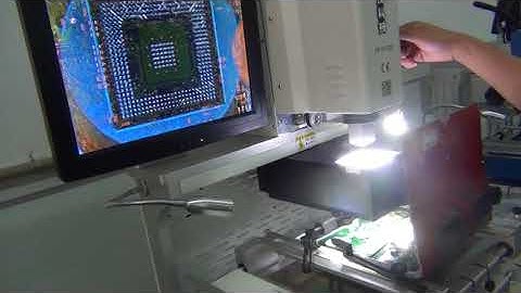 How to make optical alignment before BGA place & mount - Align BGA Solder Ball and PCB Pads