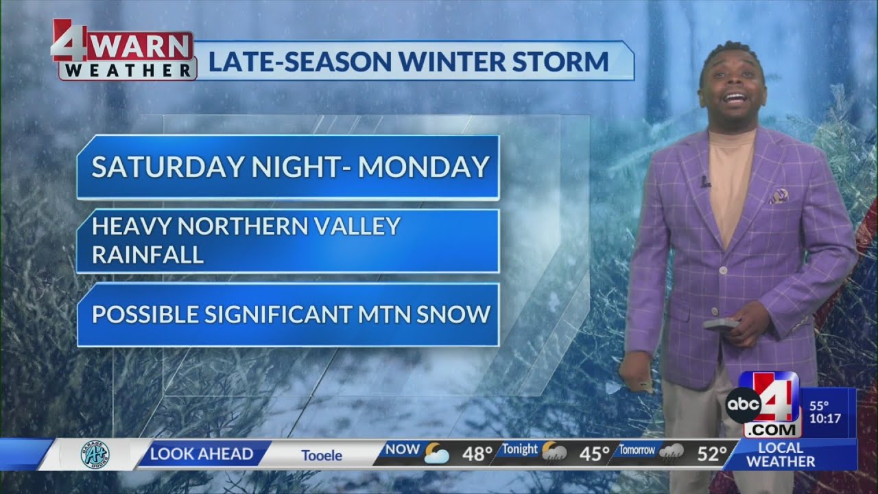 Periods of valley rain and mountain snow for our Sunday through Monday ...