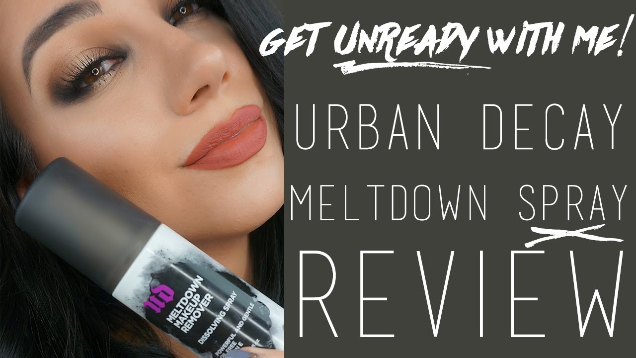 Urban Decay Meltdown Spray Review GuRWM QuinnFace YouTube
