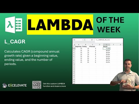 LAMBDA of the Week: L_CAGR - 6/5/2026 [FREE WORKBOOK!]