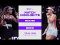 Katie Boulter vs. Belinda Bencic | 2022 Tallinn Round of 16 | WTA Match Highlights