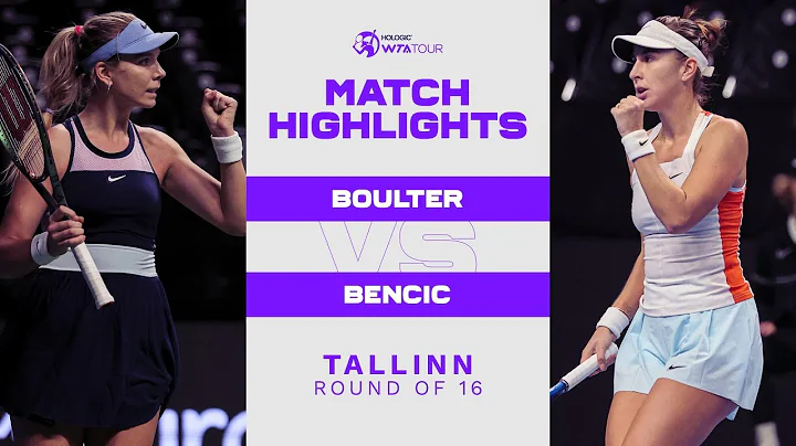 Katie Boulter vs. Belinda Bencic | 2022 Tallinn Ro...