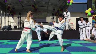 Kids Demonstration Sparring (non-contact) - Sun Bae (2017)